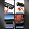 Dashboard Car Number Plate with Emergency Window Breaker Hammer Durable ABS Material Adjustable Display Privacy Protection Amagi