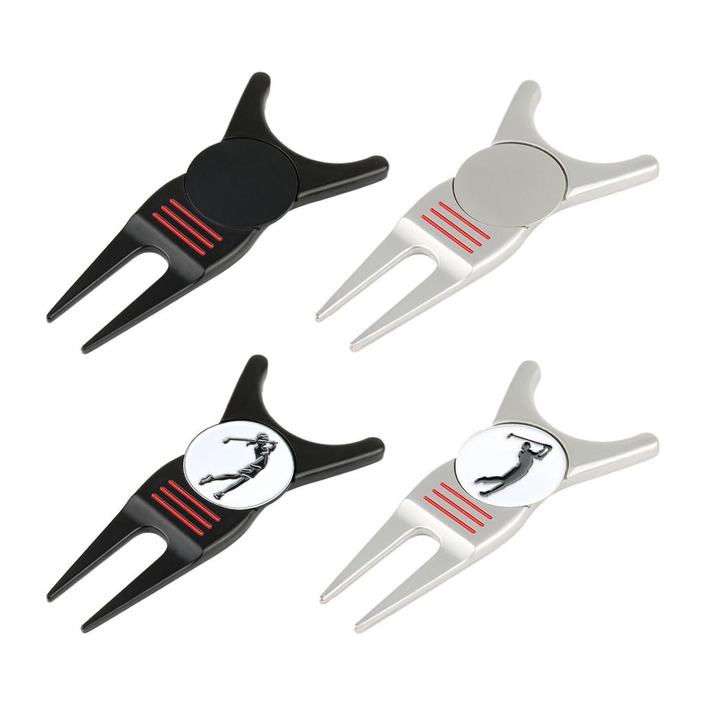 Multifunctional Golf Repair Tool Golf Club Holder Groove Cleaner Turf