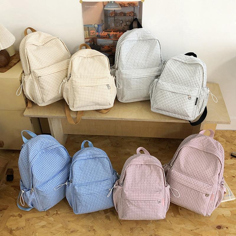 Damen Leichter Schulrucksack Große Kapazität Studenten Karorucksack