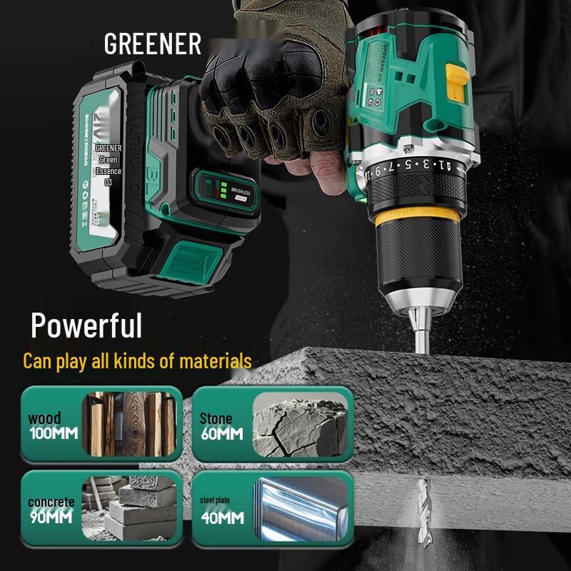 21V Brushless Lithium-Ion Cordless Drill CN plug (adapter included)