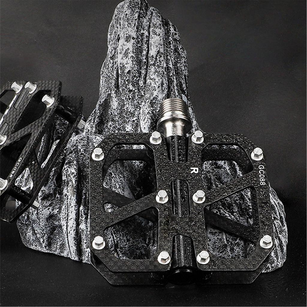 Pedal, 3 Bearing Anti Skid Mountain Bike Flat Pedal for All Terrain Riding