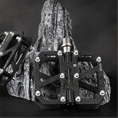 Pedal, 3 Bearing Anti Skid Mountain Bike Flat Pedal for All Terrain Riding
