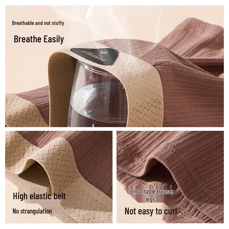 Yalu Men's 10A Antibacterial Cotton Boxer Briefs 3-Pack