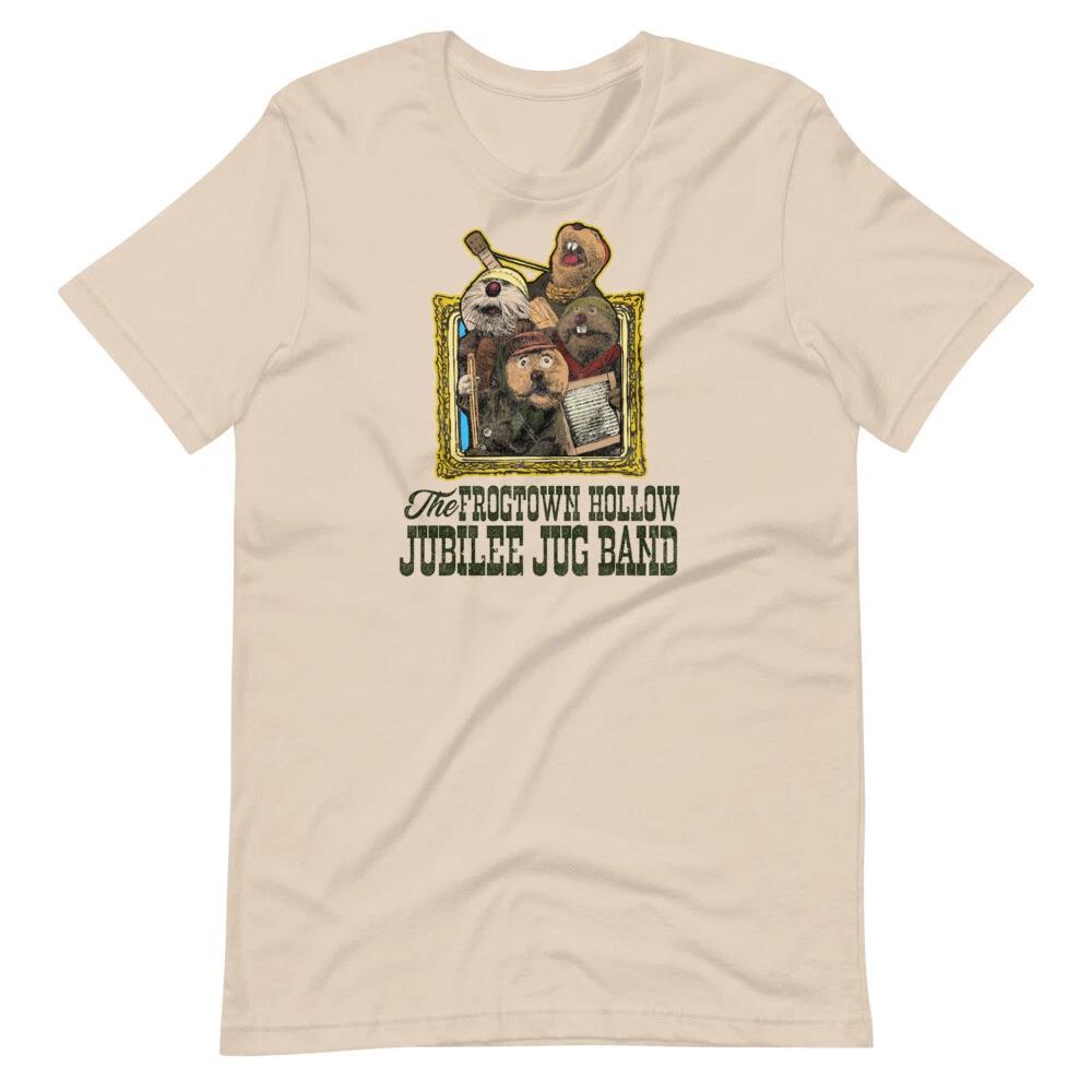 JUBILEE JUG BAND из FROGTOWN HOLLOW Футболка с графическим принтом Унисекс 100% Хлопок Мужские Футболки Топ XL