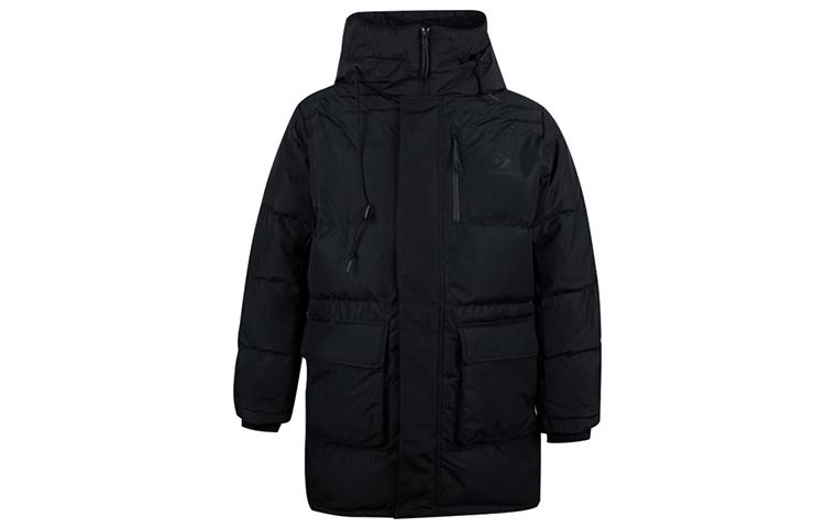 Converse Down Jackets Men s Black Hooded Moderate Other 10019323-A03 S