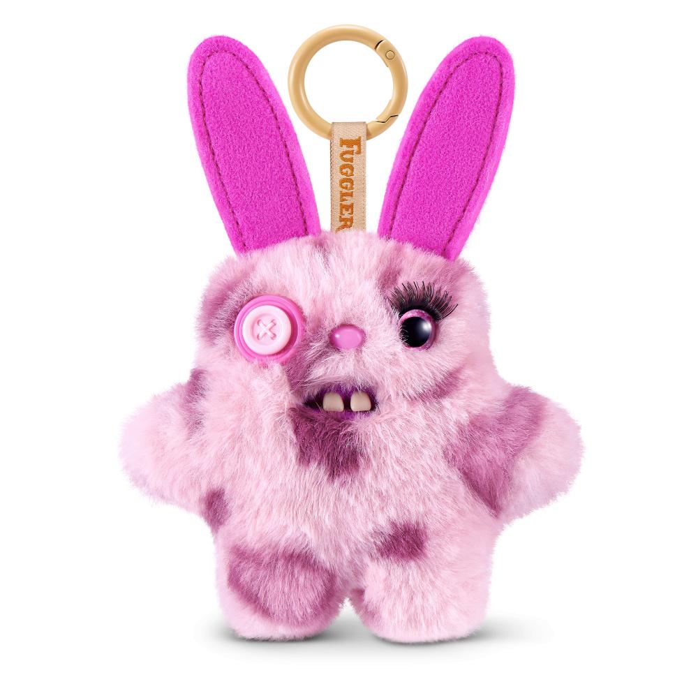 Original Fuggler Keychain Plush Toy Baby Baddies 10cm Bag Charm for Birthday Gift