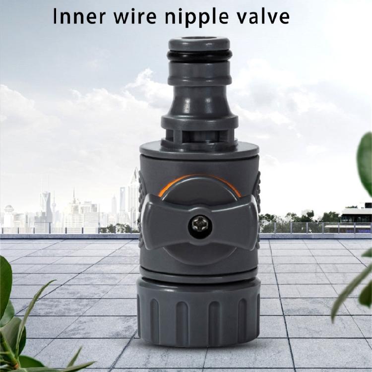 Leakproof Plastic Garden Hose Fitting Quick Connector Valves with Switch Easy Installation for Professional Gardeners