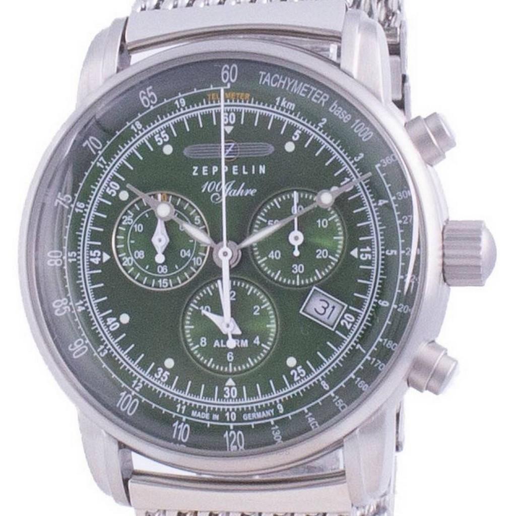 Zeppelin Jahre 100 Years Edition Chronograph Quartz 8680M-4 8680M4 Men's Watch