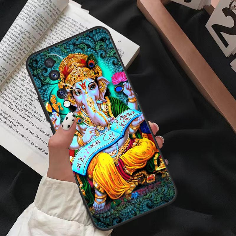 Ganesh Elephant God For Honor Magic 5 6 7 8 Pro Case For Honor 200 400 70 90 Lite X8c X8b X9a X9b X9c X9d Win RT
