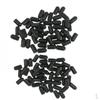100Pcs Rubber Buffer Beads Knot For Carp Fishing Hair Rig Making