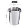 Espresso Powder Catch Cup Food Grade Stainless Steel Portable Coffee Dosing Cup 51mm 58mm Practical Coffee Bar Accessory