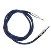 Noise Reduction 1/4 Inch Cable Braid Shielding 6.35mm Instrument Cable  Electric Guitar