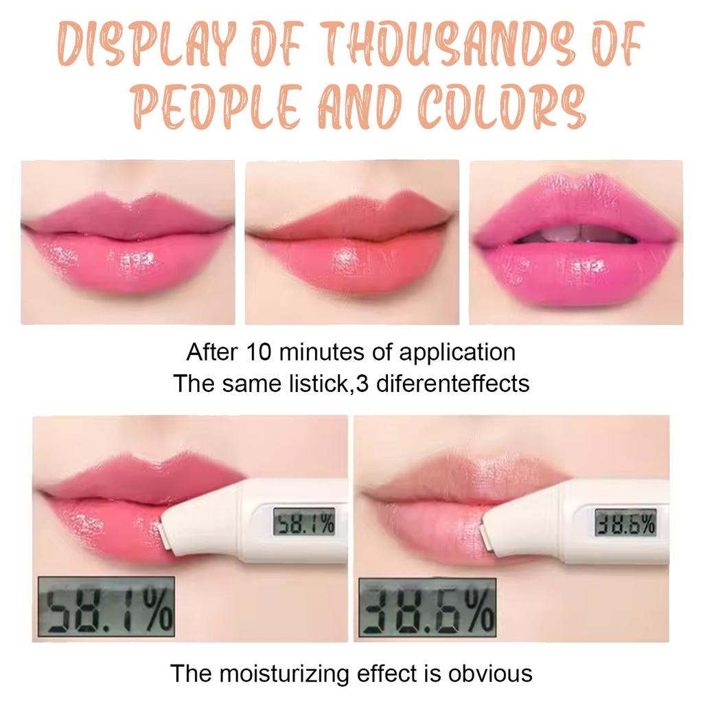 Peach Lip Balm Nourishes Lips To Remove Dead Skin Wrinkles and Prevents Lip Lines and Lips Care Portable Lip Balm