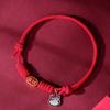 Handmade Red Rope Pet Necklace: Attract Wealth & Fortune for Cats & Dogs