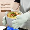Jekero Five-Finger Thick Heat-Resistant Gloves, Insulated Anti-Scalding Gloves, for Kitchen, Microwave Oven, Baking, Oven-Specific, Thickened Non-Slip