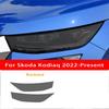 2 Pcs Car Headlight Protective Film Front Light Transparent Smoked Black TPU Sticker For Skoda Kodiaq 2016-On RS Accessories
