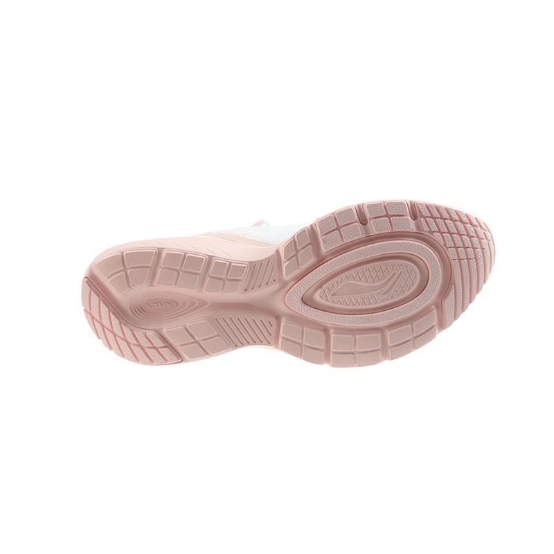 Women's Sneakers Li-Ning Li Ning Cushioning Abrasion Resistant Low top Casual Shoes Women's Pink White