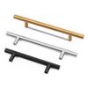 Stainless Steel Brushed Round Tube Handle for Cabinets and Wardrobes