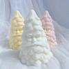 Top Quality Santa Claus Christmas Tree Candle Molds Dinner Cake Silicone Mold Soy Wax Silicone Mould Christmas Home Resin Decor