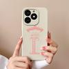 For Tecno Itel A70 Case Luxury Crown Letter Pattern Liquid Silicone Back Cover For ItelA70 A 70 New Design Advanced Sense Shell