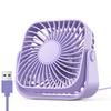 360° Rotating Electronic Fan 3 Speed Small Standing Fans Student Fan Table Cooling Fan  Dormitory