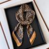 High-End Small Square Scarf Fashion Printed Silk Scarf Cashew Nut Silk Scarf Women Spring And Summer Retro Neck Silk Scarf Women