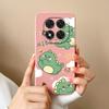 Case For Poco X7 Pro Cute Dinosaur Phone Bags Soft High Quality Liquid Silicone Back Cover For Poco X 7 Pro X7Pro Durable Fundas