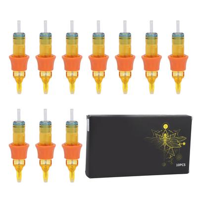 10pcs Tattoo Machine Needle Professional Stainless Steel Clean Safe Hygienic Cartridge Needle Tattoo Pen Needle RM