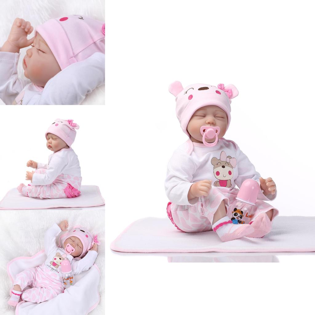 Adorable 22" Reborn Gift Baby Dolls With Lifelike Features And Handmade Quality