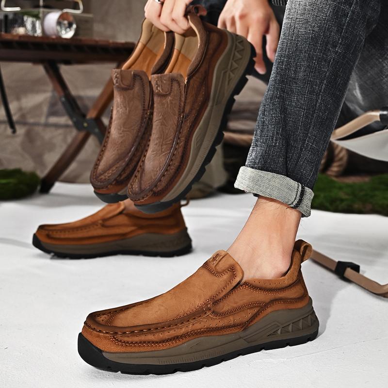 Frühling Neue männer Casual Leder Schuhe Bequeme und Atmungsaktive Schuhe Leder Schuhe Britischen Einfarbig männer Hochzeit Schuhe