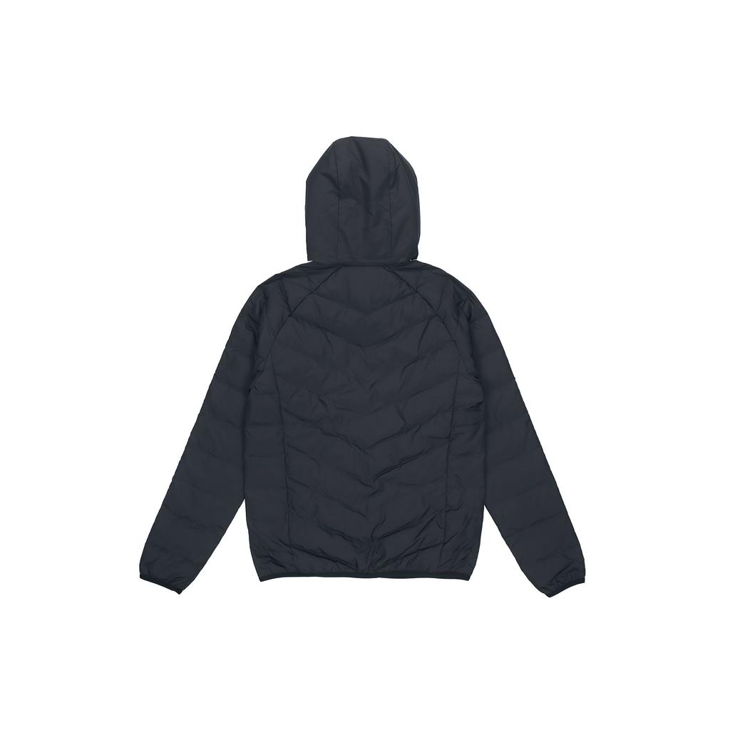 adidas neo M 3s Lw Down Jk Logo Printing Stay Warm hooded Sports Down Jacket Black Men's H45252