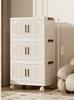 Folding Storage Box Storage Cabinet With Wheels Multifunctional Box With Pulley Household Sorting Wardrobe Organizer Container
