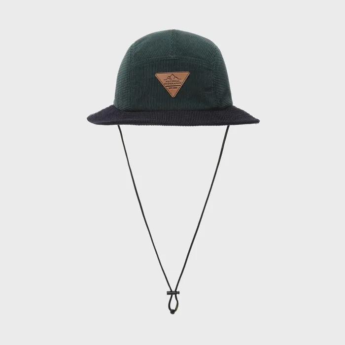National Geographic N223AHA690 Corduroy Dome Hat GREEN