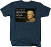 Thomas Jefferson Motto: No Freeman Debarred of Arms. Gun Rights 1776 T-Shirt. Summer Cotton Short Sleeve O-Neck Men's T Shirt