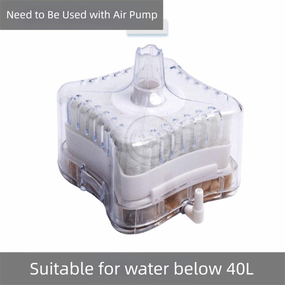 

Черные губчатые фильтры Без шума Оборудование для аквариумной фильтрации Оборудование для аквариума Фильтрация воды белый