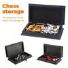 Mini Chess Set Travel Board Game Magnetic Portable Small Folding Pocket Chess Games For Kids And Adult
