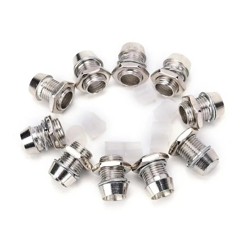 10 Pcs Copper 5mm Light Emitting Diode LED Holder Mount Panel Display New