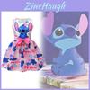 Lilo Stitch Mädchenkleid aus Baumwollmischgewebe mit Cartoon-Muster für Kinder von 3 bis 8 Jahren