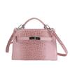 Modna Torba ze Wzorem Krokodyla - Torebka na Ramię - Wszechstronna i Stylowa Torba Crossbody