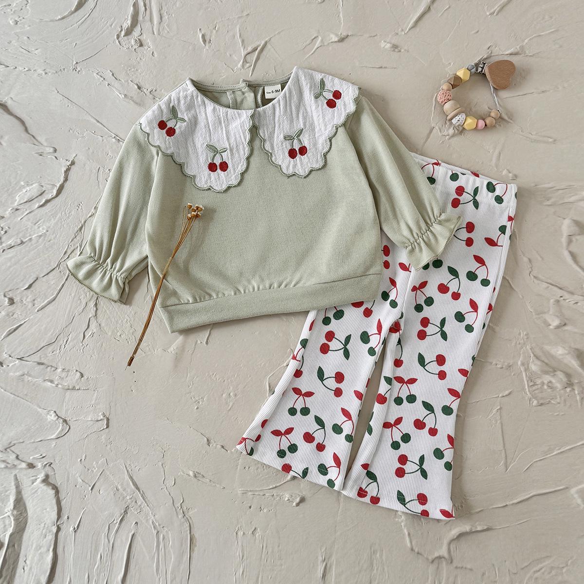 

Toddler Girls Lace Doll Collar Long Sleeve Hoodie - Mori-kei Style Autumn/Winter Pullover 12-18 Months