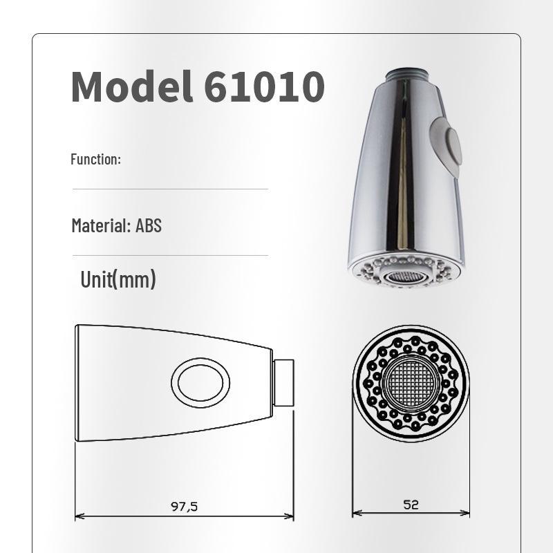 Pull-Out Kitchen Sink Faucet Aerator Spray Head