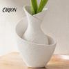 Decorative Vessel for Courtyard Display Minimalist Vase, Modern Flower Vase Living Room Dining Table Versatile Planter Balcony Garden Bedroom,