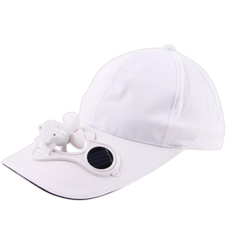 Fan Cooling Baseball Hat Outdoor Novelty Hiking Camping Solar Sun Cap for Men Women  Adjustable