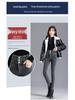 High-Waist Skinny Velvet-Lined Jeans - Women's Casual Japanese Korean Style, Autumn/Winter 2025.