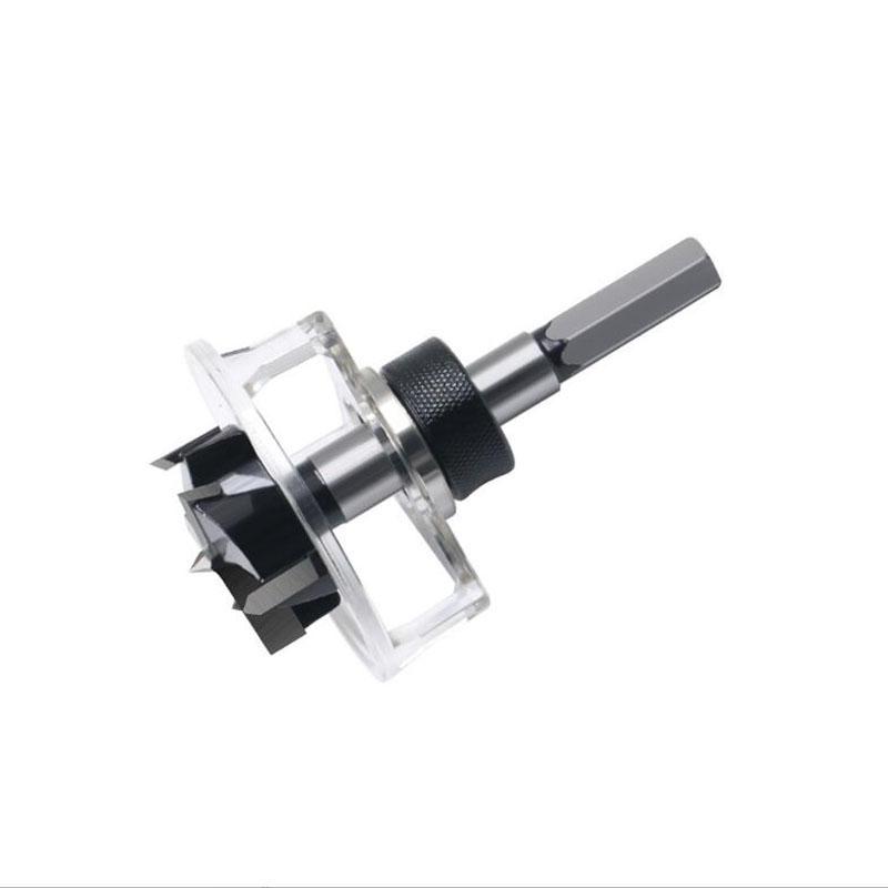 Hex Shank 35mm 2,3 Blades Adjustable Positioner With Cover Hinge Hole Drill Bit For Woodworking