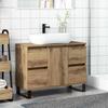 Vidaxl Mobile Sottolavabo, Rovere Artisan, 80X33X60 Cm