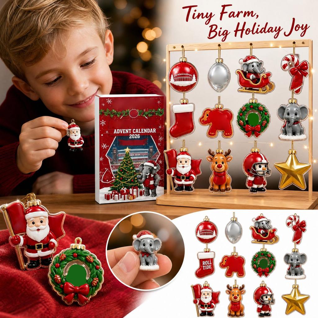 2D Farm Advent Calendar Collectible Toy, Size S
