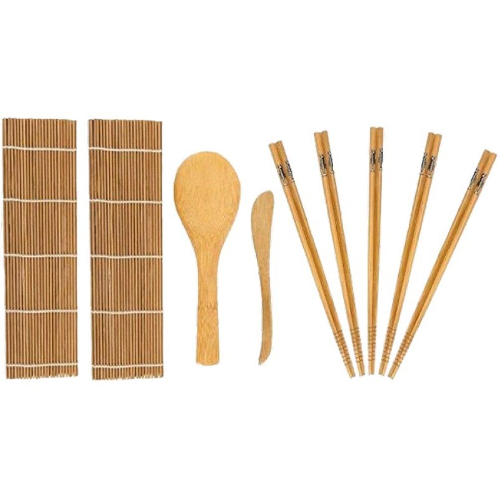 9/12pcs DIY Sushi Rice Roller Bamboo Sushi Mat Cooking Tools Sushi Making Kit Food Stalls
