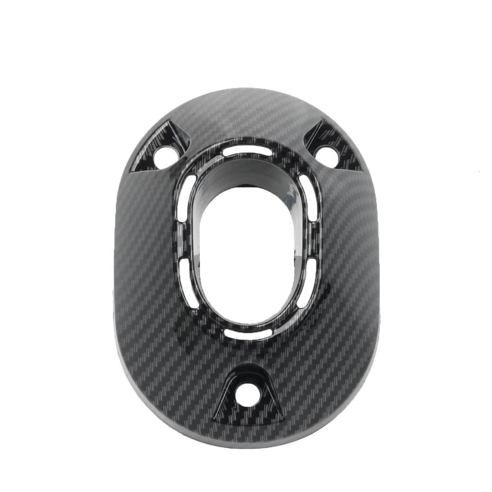 Motorcycle Muffler Tip Cover Glossy Carbon Exhaust Tip Garnish Accessories for Honda Click 160 ABS Protector Escape Moto