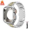 Metal Strap+Metal Case for Apple Watch Series 11 46mm 42mm Ultra 3/2/1 49mm 45mm 44mm Band for Series 11 10 9 8 7 6 5 SE2 SE3 4